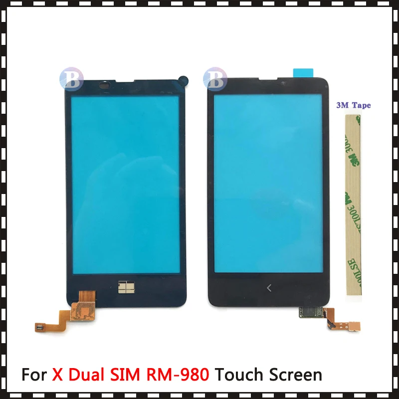 Сенсорный экран для Nokia X 4 0 дюйма с двумя SIM-картами RM-980 черный | Мобильные