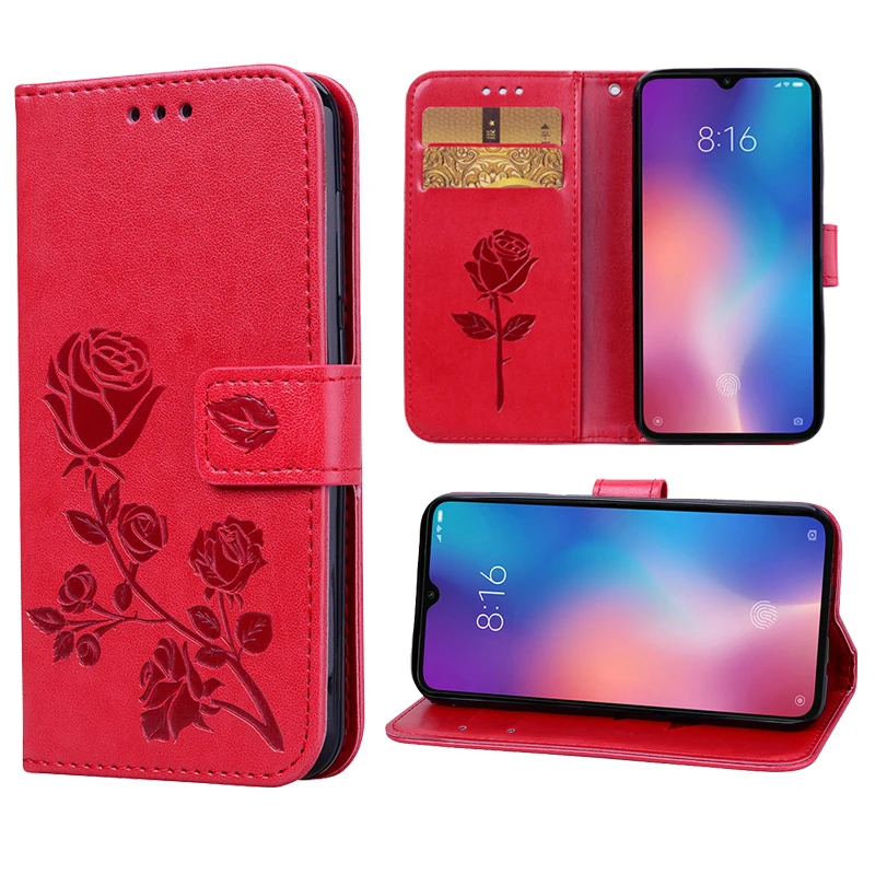 Роскошный кожаный чехол для Xiaomi Mi 9 крепкий Магнитный Флип-кошелек с держателем