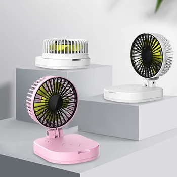 

XMX-10000Mah New Usb Small Fan Folding Portable Mobile Power Mini Fan Wireless Charger Charging Treasure Fan