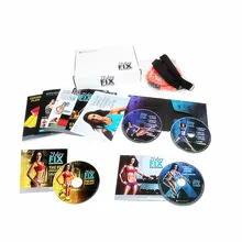 Новинка: для пляжного тела 21 день фиксации/плоский ABS FIX& BARRE ноги/DVD/запечатанный Экстремальный и план еды 4 dvd