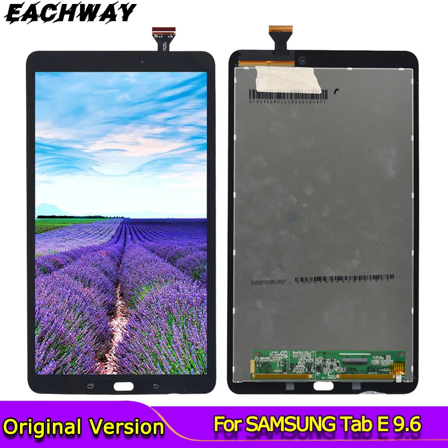 Новинка сенсорный ЖК-дисплей 9 6 дюйма для Samsung Galaxy Tab E диагональю детали планшета |