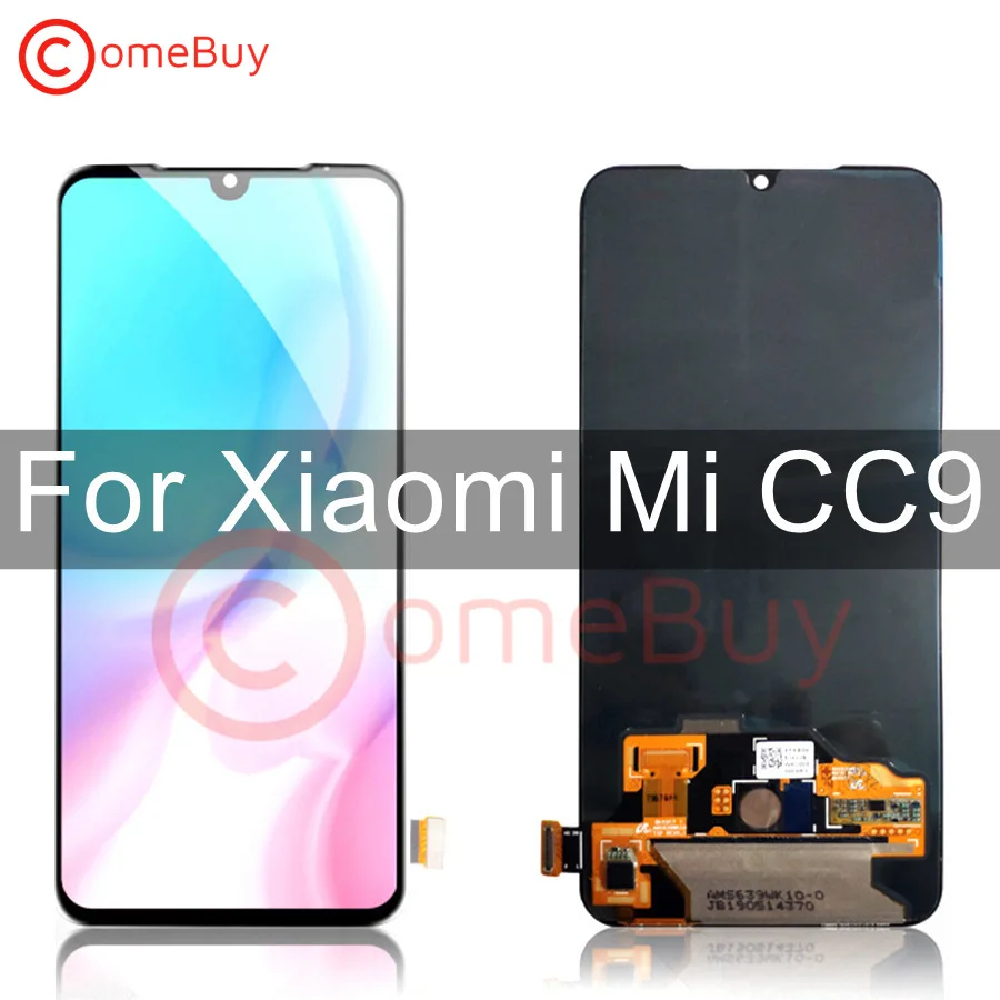 Для Xiao mi cc9 ЖК-дисплей CC9e ЖК-экран дигитайзер Сенсорная панель сборка A3 AMOLED Замена для Xiaomi mi cc9 ЖК-экран
