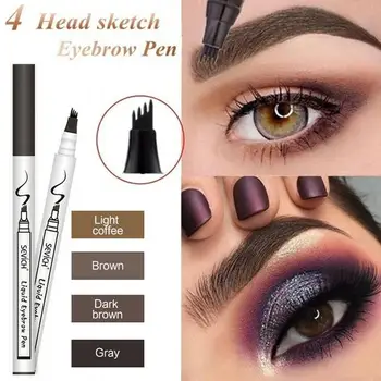 

Natural 4-point Eyebrow Pencil Makeup Tools Eye Brow Pen Eyebrow Enhancers