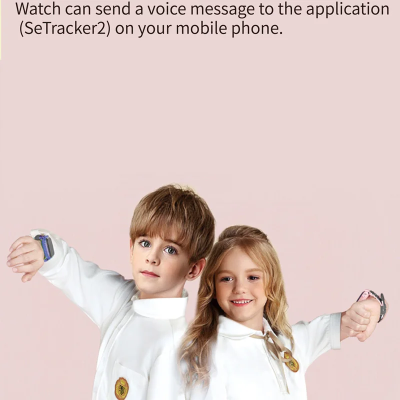 Kcondicee Child Watch GPS Tracker SOS Smart Monitoring Positioning Phone IP67 waterproof HW11 Kids GPS Watch Gifts
