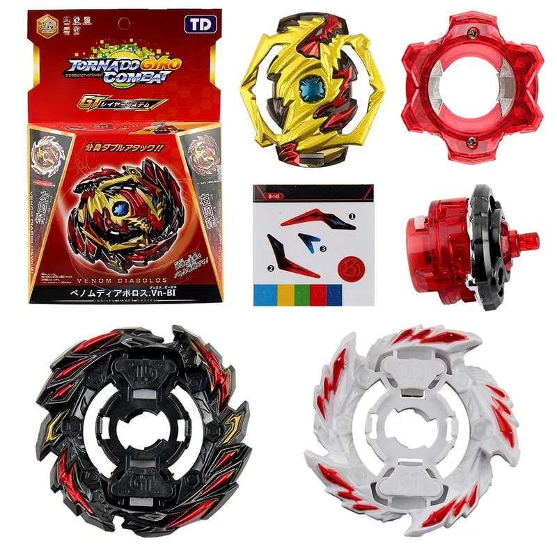 

TD B144 Beyblades Burst 2 Gyro Cover Gyroscope Toys for Children Alloy Assemble Spinning Kids Gift