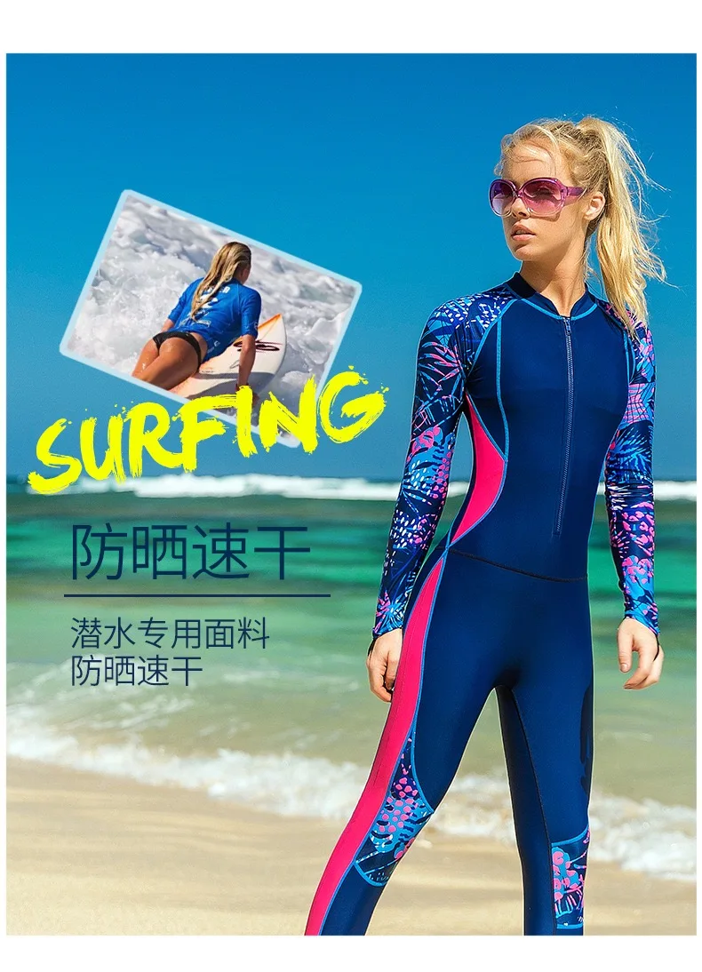 Mulher terno de mergulho maiô lycra wetsuit