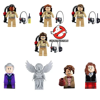 

8PCS/set Ghost Buster Ghostbuster Toy Set Dr. Peter Venkman Raymond Stantz Mini Doll Action Figure Figurine Building Brick