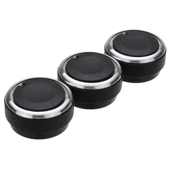 

3PCS Switch Knobs Heater Climate Control Button A/C Air Buttons For Toyota Tacoma Vios 02-14 Car Vehicle Accessories