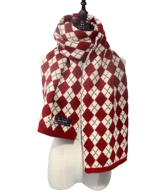 Christmas Pure Cotton Lady Big Shawl Imitation Cashmere Scarf Soft Skin-friendly Thickening Warm Letter Printing Shawl Scarf 13