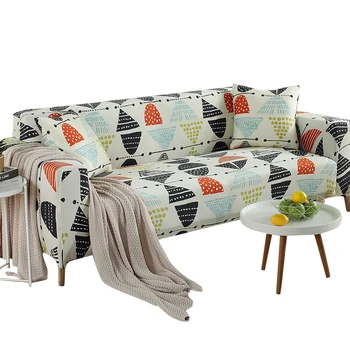 

Elastic Sofa Cover Flower Printing Furniture Stretch Corner Sofa Cover Couch Cover Sofa Cover for Living Room Pets Funda Sofa