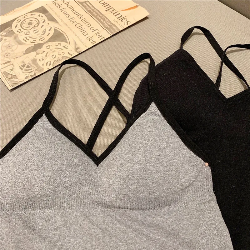 Women Tank Top Autumn Winter Warm Thick Velvet Slim underwear Straps Female Sleeveless V Neck Fashion Vest Underwear Gift