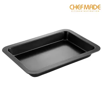 

CHEFMADE Oblong Cake Pan, 11-Inch Non-Stick Square Deep Dish Bakeware,FDA Approved for Oven Baking