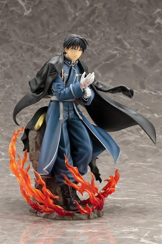 

Anime Peripheral Fullmetal Alchemist Division Fire Practice Colonel Roy Horse Stan Garage Kit Model Toy
