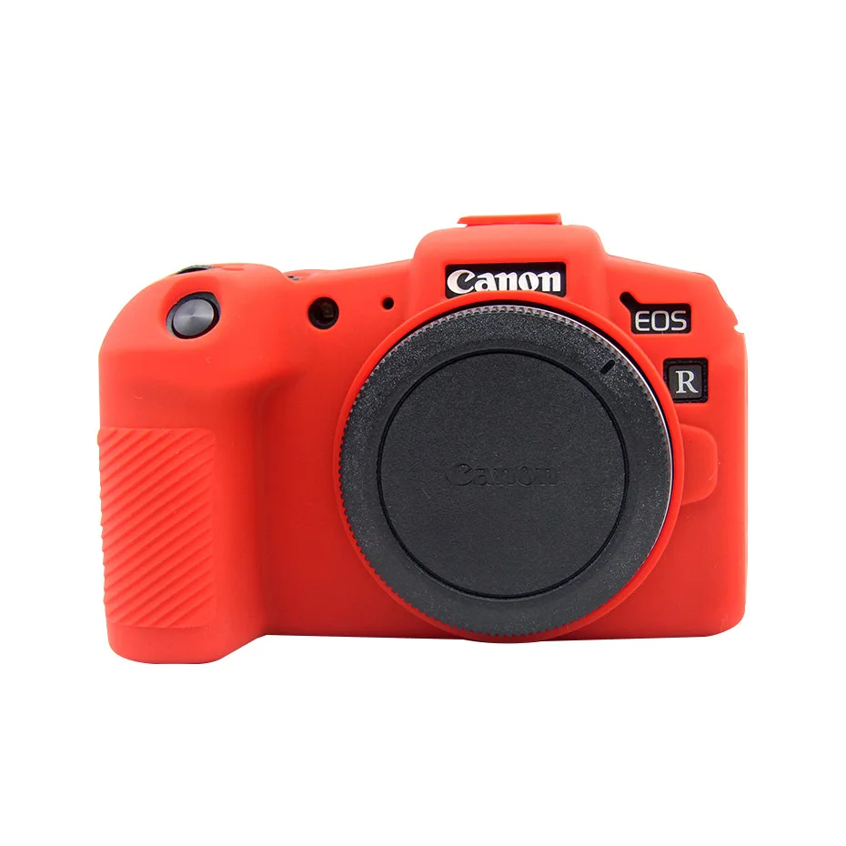 Red Мягкие силиконовые мешки для Canon EOS RP SLR камера защита корпуса Чехлы для EOS R-P резиновый чехол батарея открытие камера сумка - Цвет: Red