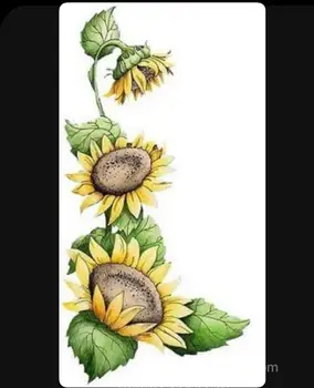 

sunflower Transparent Silicone Rubber Stamp and metal die Sheet Cling Scrapbooking DIY Cute Pattern Photo Album Stamp