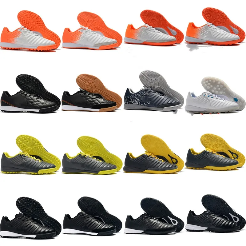 

2019 mens soccer shoes TimpoX Finale IC TF soccer cleats Tiempo Ligera IV indoor turf football boots cheap botas de futbol