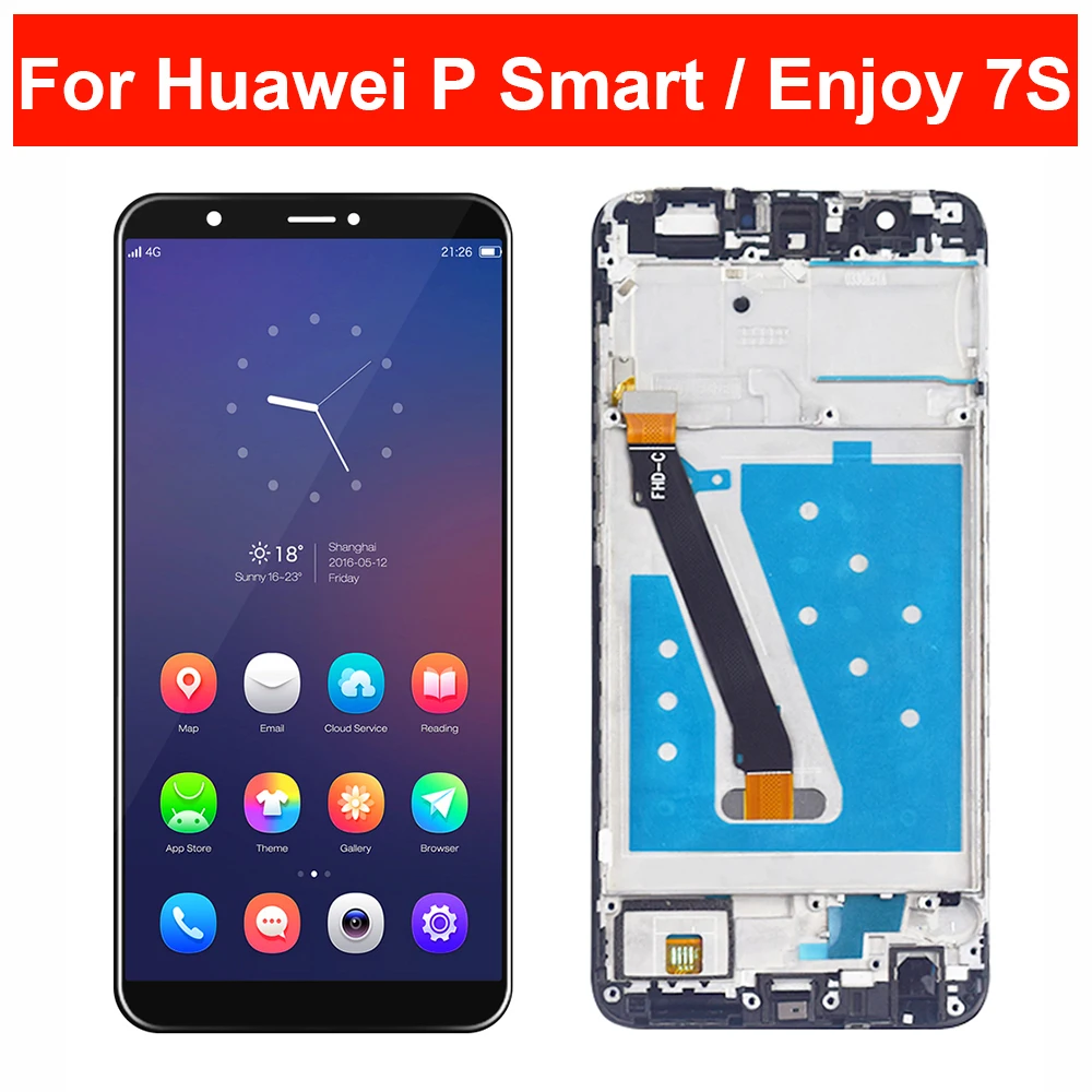 Для Huawei P Smart LCD экран FIG LX1 LX3 L21 L22 для Enjoy 7S ЖК дисплей кодирующий преобразователь