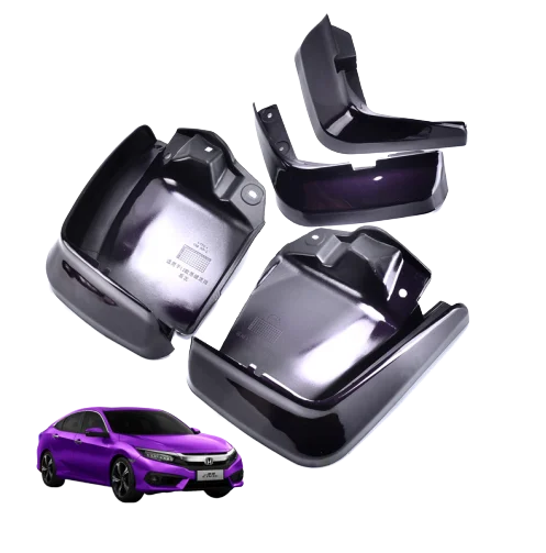 Подходит для Honda Civic- Брызговики передние задние брызговики крылья крыло аксессуары авто styline - Цвет: 12-15 Civic purple