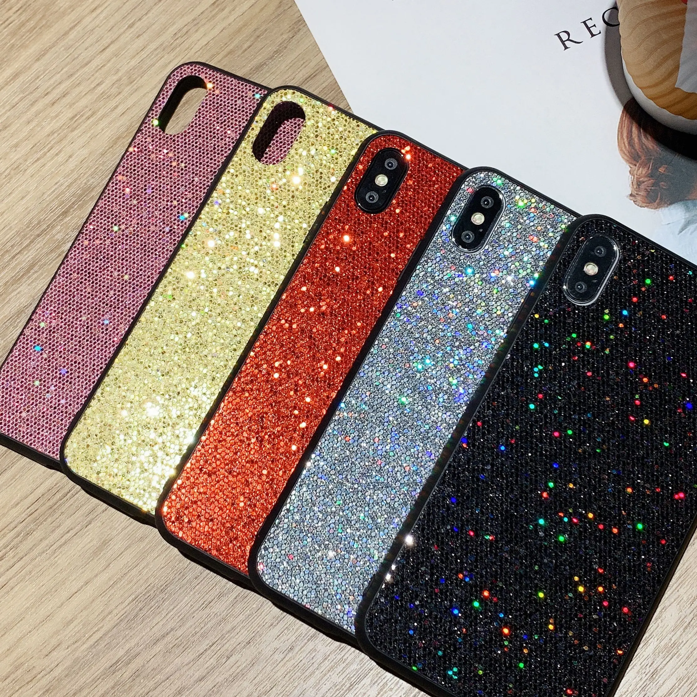 Чехол для телефона из ТПУ с яркими блестками Samsung Galaxy A50 S9 Plus S10 Lite Note 10 plus A20 A30 A40 S20