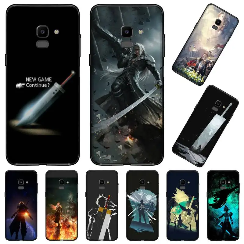 Final Fantasy VII New Game Phone Case Cover Hull For Samsung Galaxy J2 J4 J5 J6 J7 J8 2016 2017 2018 Prime Pro plus Neo duo | Мобильные