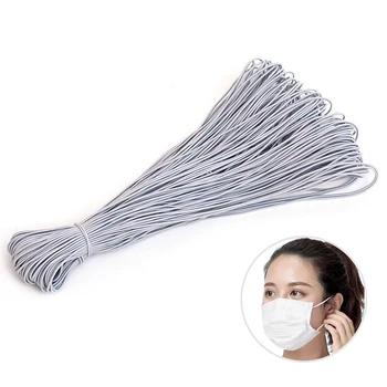 

100M Elastic Band Beading Stretchy String For DIY Jewelry Crafts Mouth Masks Making Materials Face Mask Accessories Dia. 2.5mm