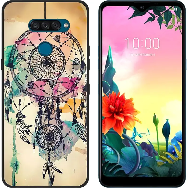 Ремешок противоударный грязеотталкивающий чехол для телефона для LG K50S силиконовый мягкий чехол противоударный модный дизайн держатель для телефона водонепроницаемый - Цвет: Picture 4