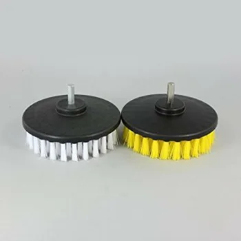 

2pcs/Set Power Rotation Brush Round Drill Attachment Cleaning For Carpet Floor