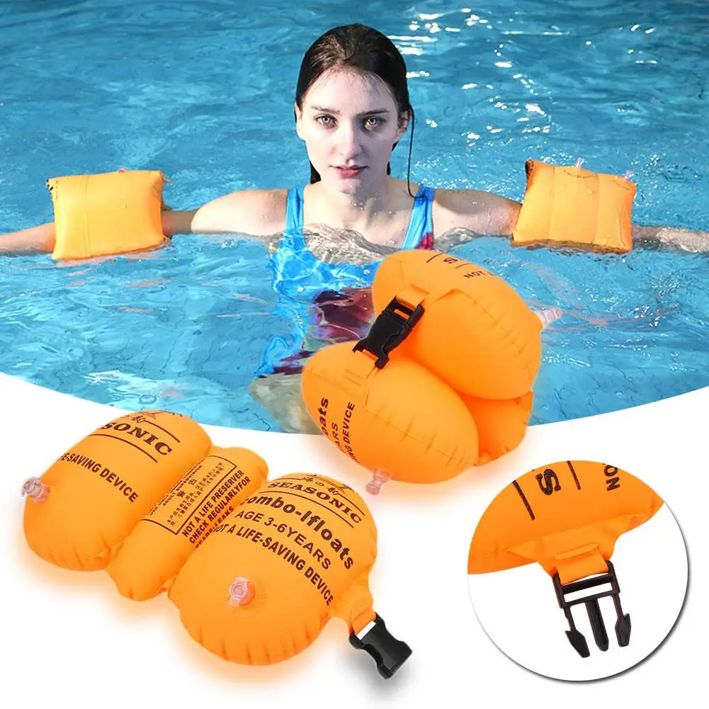 Kids Arm Ring Floating Inflatable Floater Swimming Pool Float Row 10pcs//5 Pairs