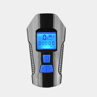 Передняя фара для велосипеда Интеллектуальный компьютер USB зарядка фонарик 350 люмен яркий свет 120 дБ Сигнализация Велоспорт водонепроницаемый - Цвет: Blue