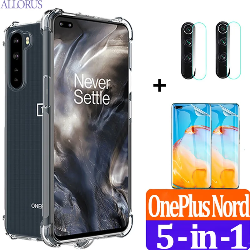 One Plus nord 8T силиконовый чехлы телефонов OnePlus 8 T Pro чехол мягкий прозрачный бампер