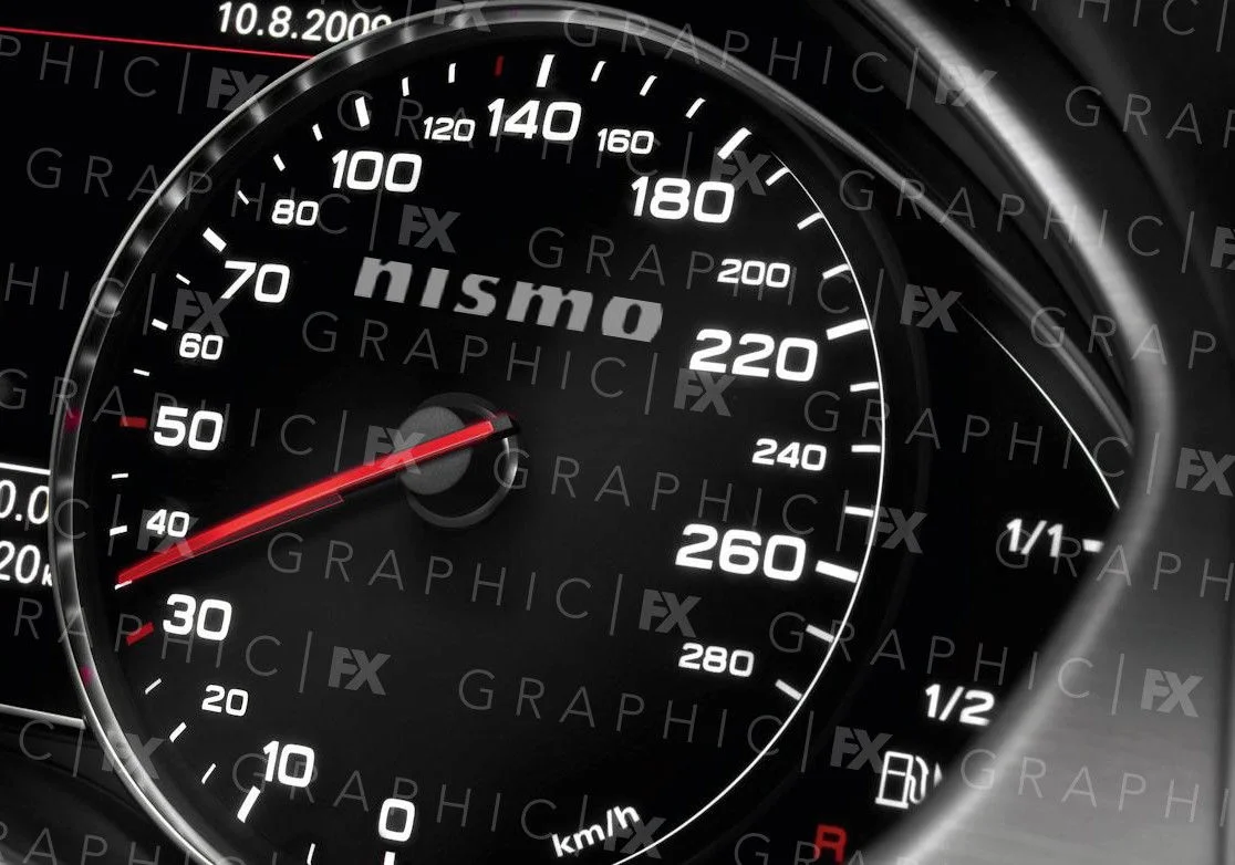 

For x6 Nissan Nismo Speedometer Speedo Logo Vinyl Interior Decals Stickers