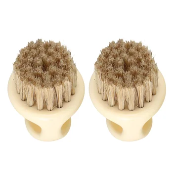 

2pcs Multifunctional Beard Brush Portable Hair Brush Durable Beard Care Accessory Cleaning Brush for Men Male