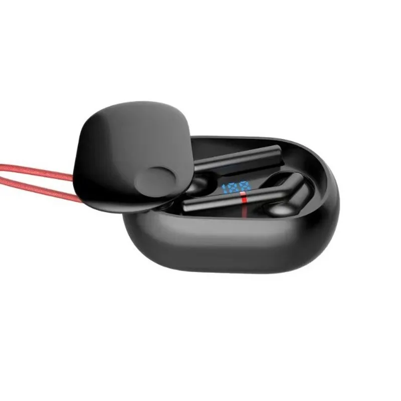 Fashion trend TWS true wireless bluetooth headset universal long standby with digital display UV lamp charging compartment