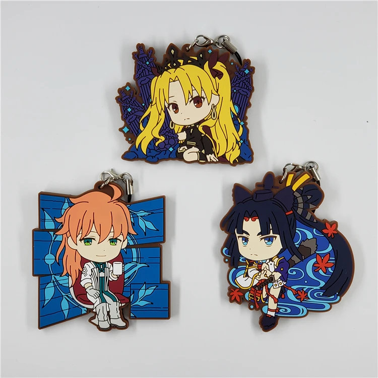Fate/Grand Order Zettai Majuu Sensen Babylonia Anime FGO Ereshkigal Romani Leonardo резиновый брелок | Украшения и