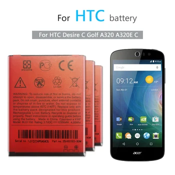 

BL01100 Mobile Phone Battery For HTC Desire C Golf A320 A320E C BA-S850 BA-S910 Replacement Battery 1230mAh