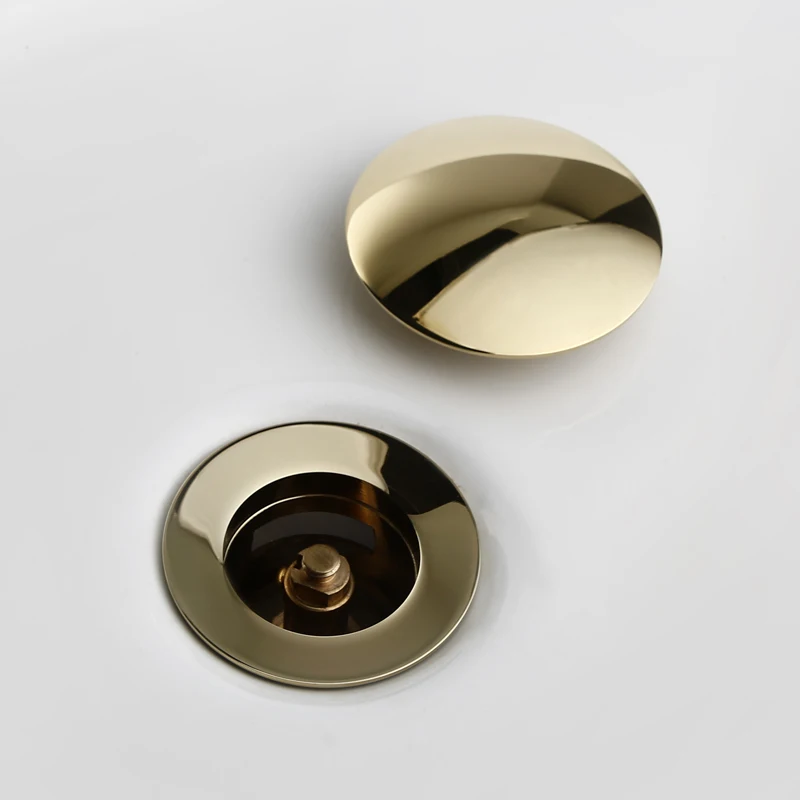 Smesiteli Bathroom Drainer To The Water Floor Drain Non-Porous Brass Durable Push-Down Pop-Up Drain Sink Plug