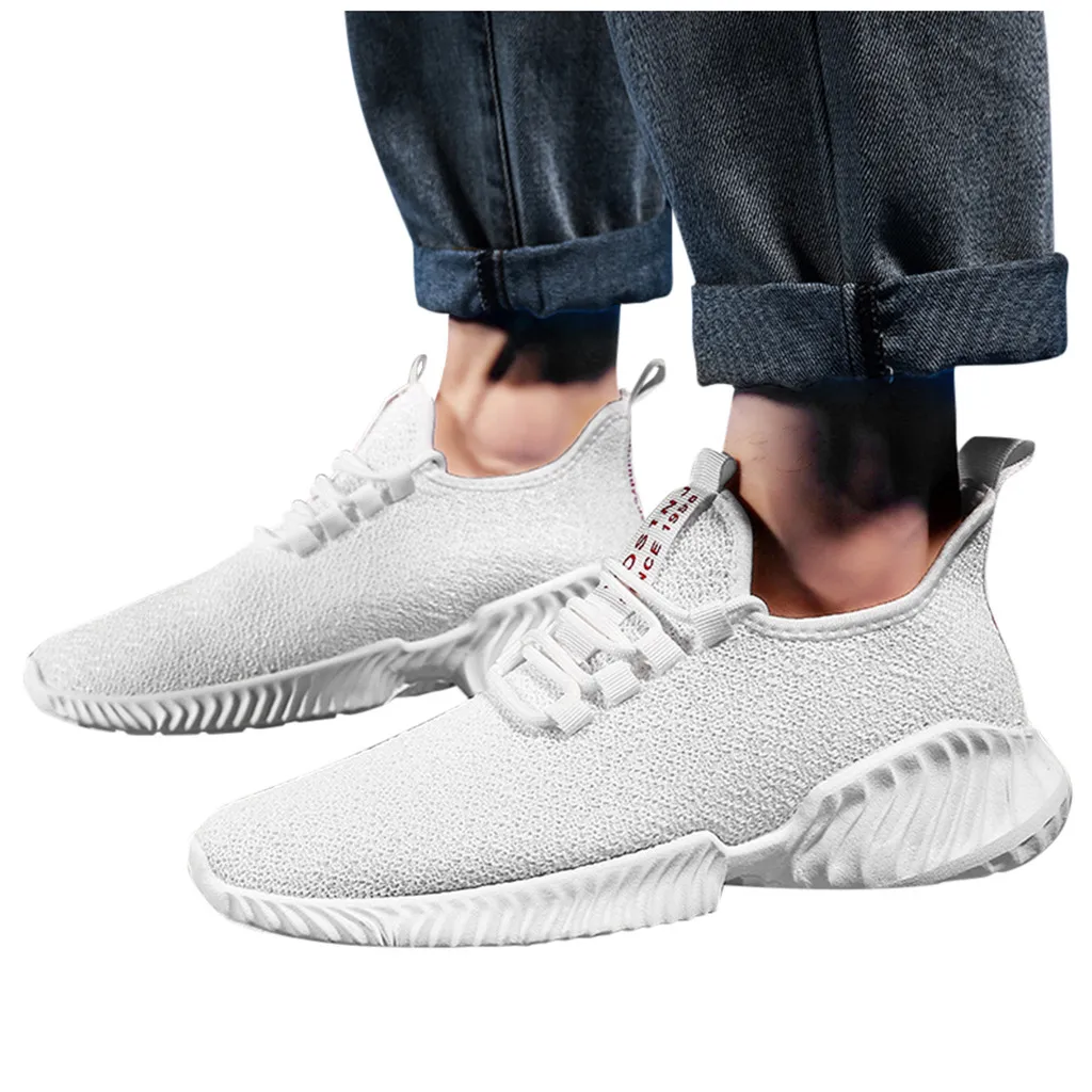 Summer Breathable Men Shoes Casual Shoes Men Fashions Male Mesh Shoes Men Sneakers Big Size Zapatillas Hombre Blue New#3