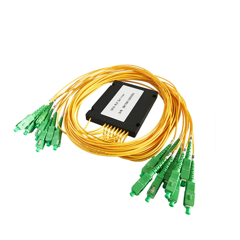 PLC ОПТИЧЕСКИЙ СПЛИТТЕР SC APC 1x16 волоконно оптический сплиттер одиночный режим ABS
