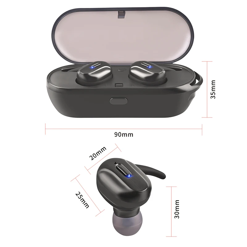 T26 в ухо TWS беспроводной Bluetooth 5,0 наушники HIFI без задержки Стерео шумоподавление Беспроводная Спортивная Bluetooth гарнитура
