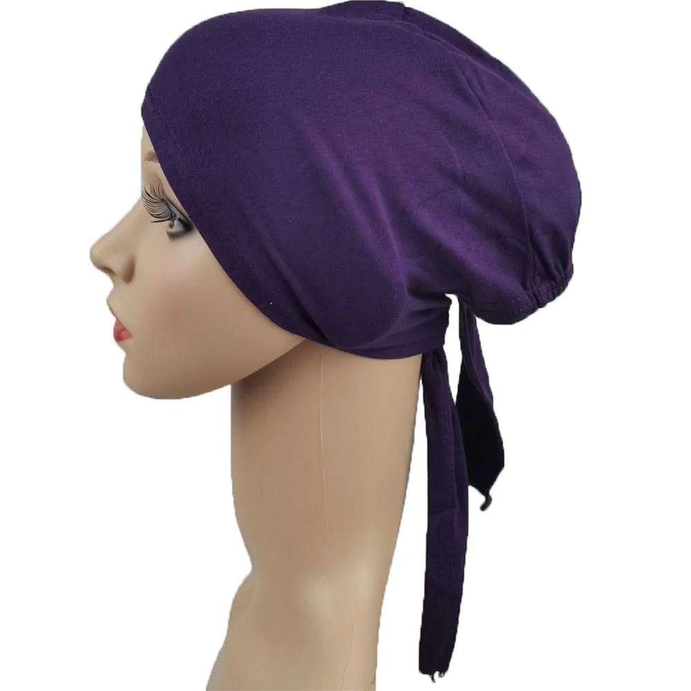 Underscarf Turban Tube Bone Bonnet Muslim Hijab Hat Women Bandage Stretch Inner Cap Ninja Hats Arab Beanie Skullies Islamic Caps muslim headwear,hijab hats,hijab headscarf