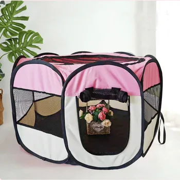 

New Pet Octagonal Tent Cat Litter Kennel Dog Bed Dog Cage Breeding Expectant Delivery Pregnancy Delivery Room Pet Supplies