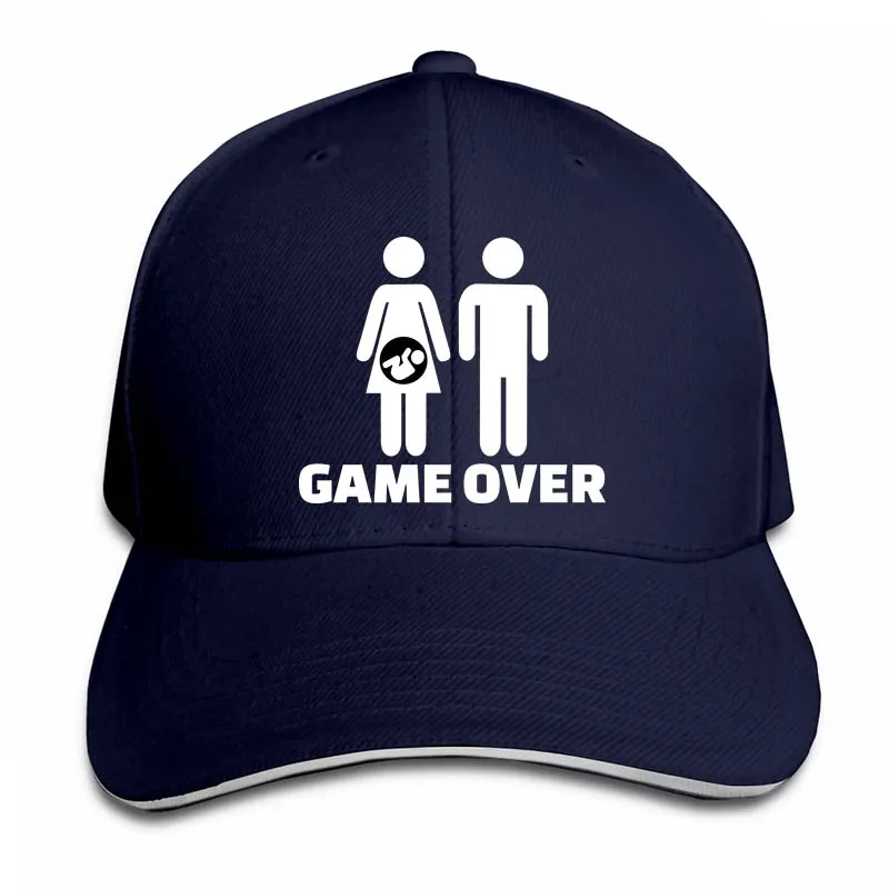 Бейсбольная кепка Game for Wedding для мужчин и женщин, Кепка-Дальнобойщик, модная Регулируемая Кепка - Цвет: 2-Navy