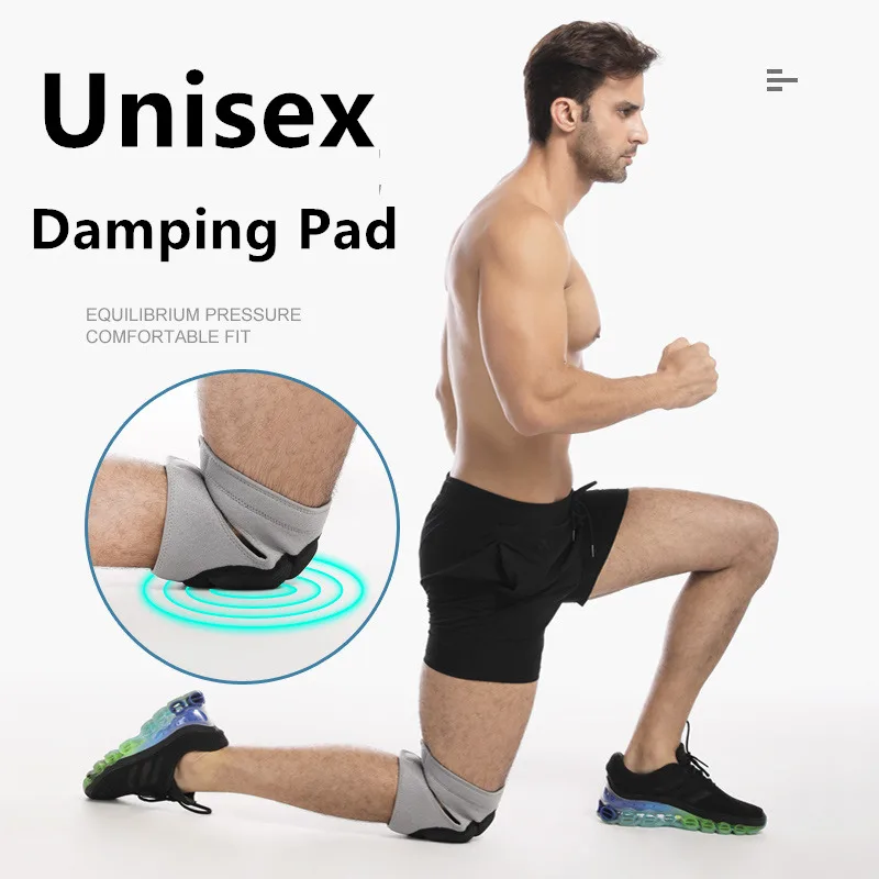 1Pair Thickening Football Volleyball Sports Knee EVA Pad Silicone Non-slip Pads Protect Cycling Sports Safety Knee rodilleras knee support sleeve knee brace