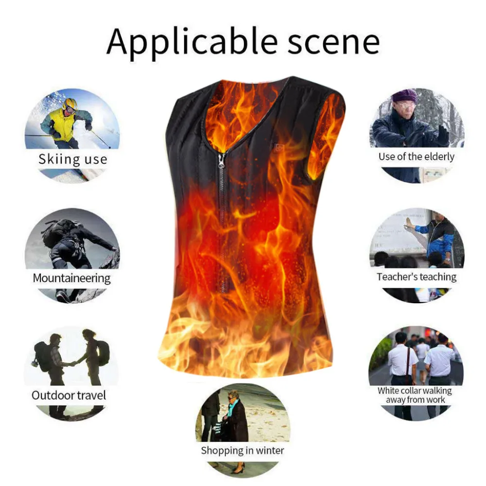 Men And Women Sleeveless Pocket Vest With Wool Hooded Winter Loose Vest #4D03 (2)