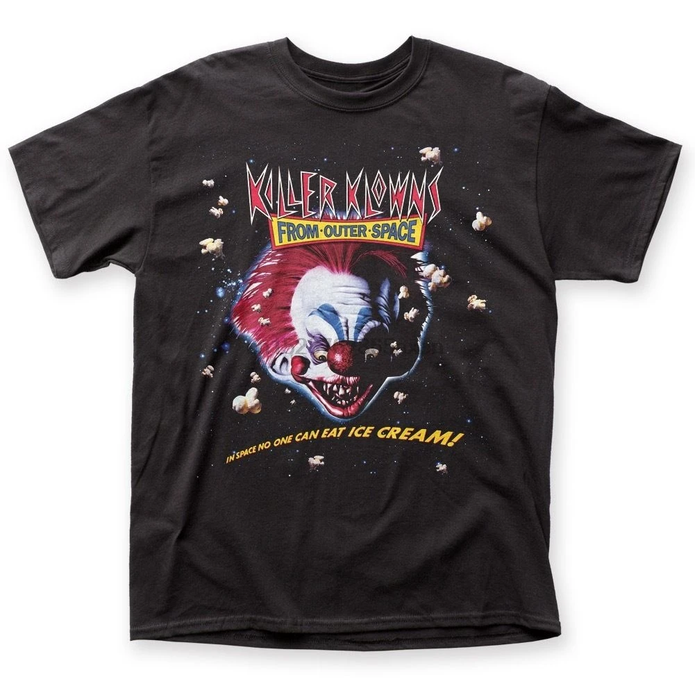 Killer Klowns из космоса постер фильма мороженое футболка s m l xl 2XL Топ Мода Стиль