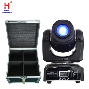 

China Moving Head 10W mini LED DMX gobo Light Club DJ Stage Lighting Party Disco Moving Light with flight case(4pcs/lot)