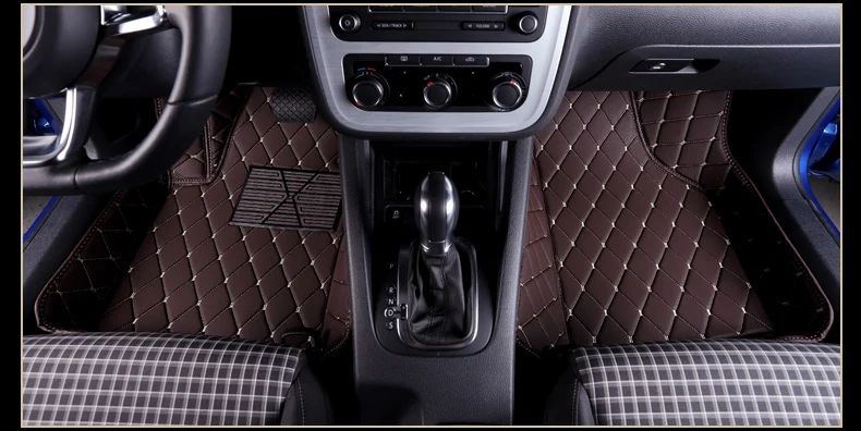 Кожаный Автомобильный Брелок с салон автомобиля коврик для Volkswagen Scirocco 2008 2009 2010 2011 2012 2013 аксессуары