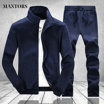 

Men's Sets Fashion Sportswear Tracksuits Sets Men's GYMS Hoodies+Pants Casual Suits Chandal Hombre Completo Trainingspak Mannen