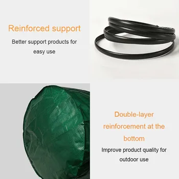 

Outdoor Garden Bag Sack Set Leaf Bag Garden Waste Bag Waste 120L Closet Organizer Hanging Organizer Storage Bag M