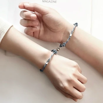 

1Pair Lovers Infinity Bracelets Adjustable Rope Chain Bracelet for Couples Bracelet Birthday Gifts Free Shipping